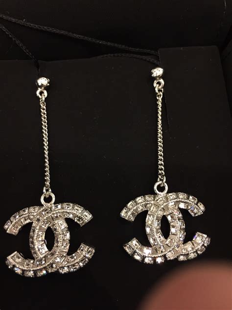 chanel drop earrings fake|selfridges chanel earrings.